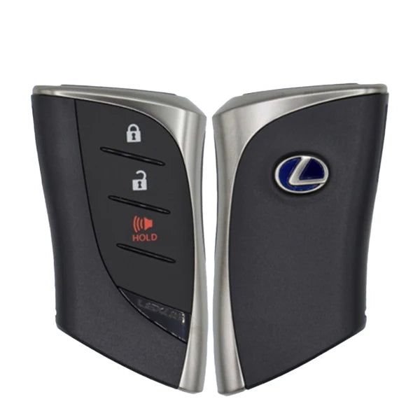 2020-2022 Lexus UX250, 3 Button Smart key, PN: 8990h-76600 HYQ14FBZ, Blue Hybrid Logo