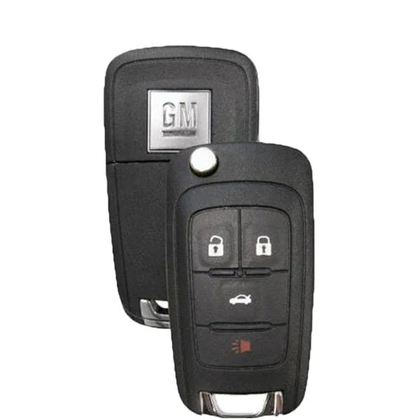 2010-2019 GM / 4-Button Flip Key / OHT01060512 (46 Chip)