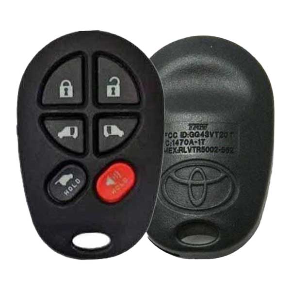2004-2018 Toyota Sienna / 6-Button Keyless Entry Remote / PN: 89742-AE051