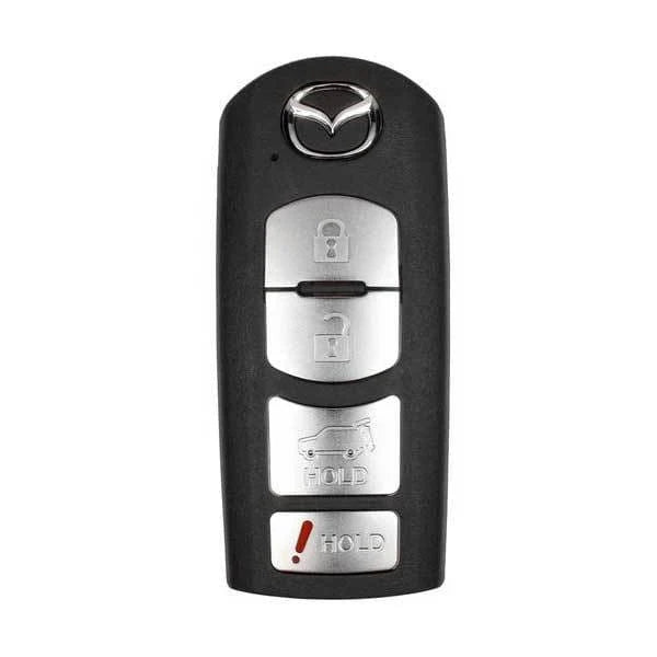 2016-2019 Mazda CX-5 CX-9 4-Button Smart Key w/ Hatch {PN: TKY2-67-5DY} WAZSKE13D01