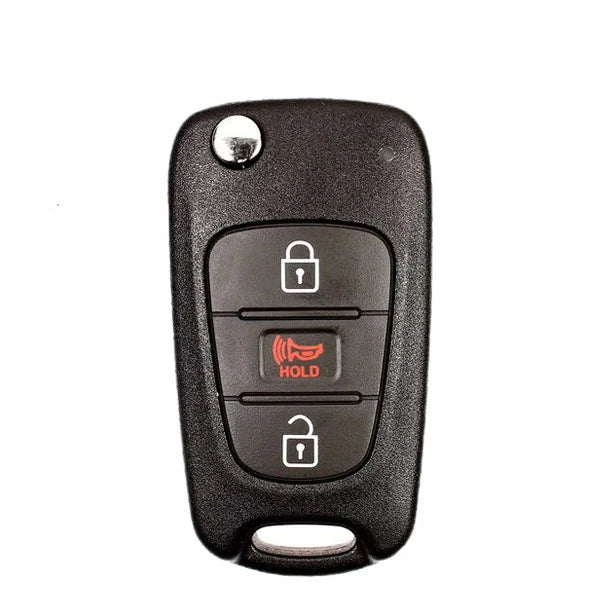 2012-2013 Kia Rio / 3-Button Flip Key KK10 HS / PN: 95430-1W020 / TQ8-RKE-3F02