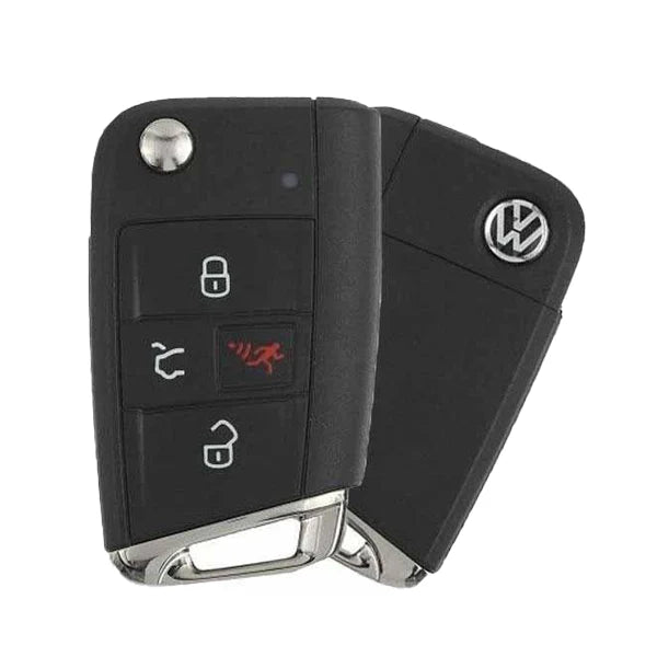 2015-2019 Volkswagen Golf GTI / 4-Button Flip Key {PN: 5G0 959 752 BE} NBGFS12P01/ HU66 / MQB / PROX / 315 Mhz