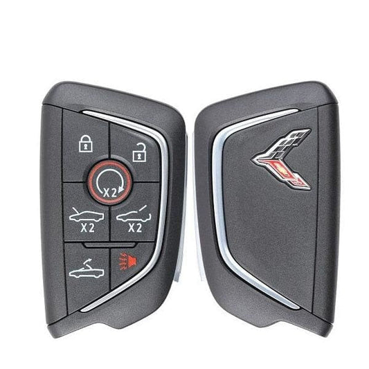 2020-2024 Chevrolet Corvette C8 7-Button Smart Key {PN: 13538852} YG0G20TB1 (Chrome Logo)
