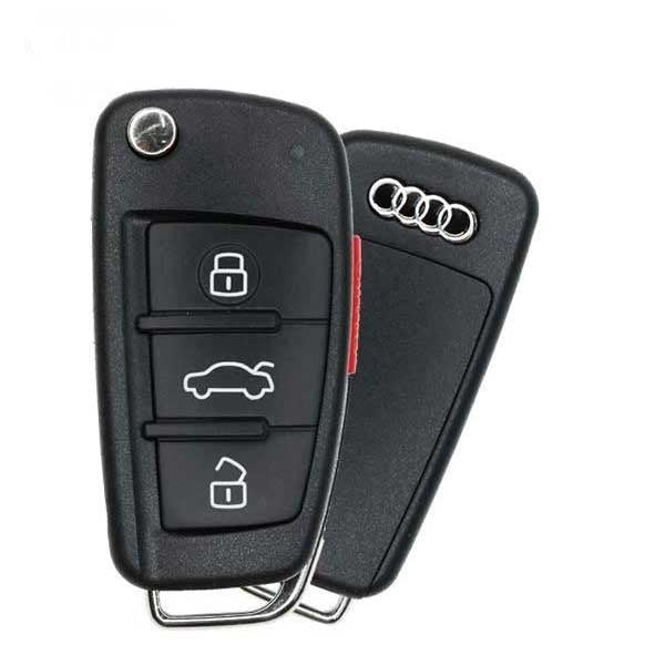 2005-2010 Audi / 4-Button Flip Key {PN: 8P0 837 220E} NBG009272T / 315MHz