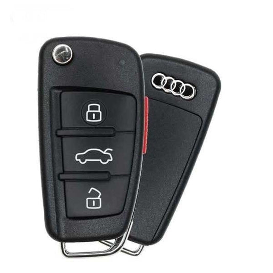 2005-2010 Audi / 4-Button Flip Key {PN: 8P0 837 220E} NBG009272T / 315MHz