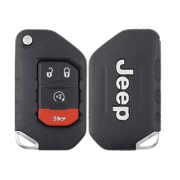 2018-2024 Jeep Wrangler 4-Button Smart Flip Key {PN: 68416784AA} / OHT1130261 / SIP22