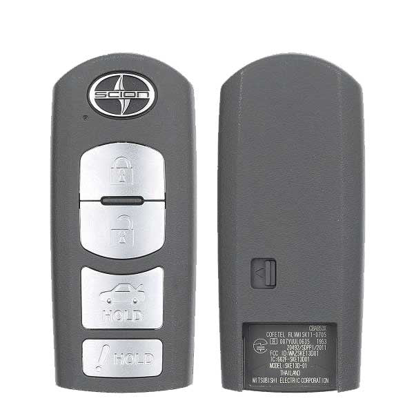 Price Guarantee 2016-2016 Scion iA 4-Button Smart Key PN: 89904-WB003 WAZSKE13D01