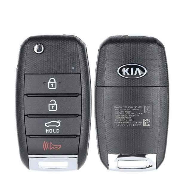 2016-2020 Kia Optima 4-Button Flip Key { PN: 95430-D4010 } SY5JFRGE04