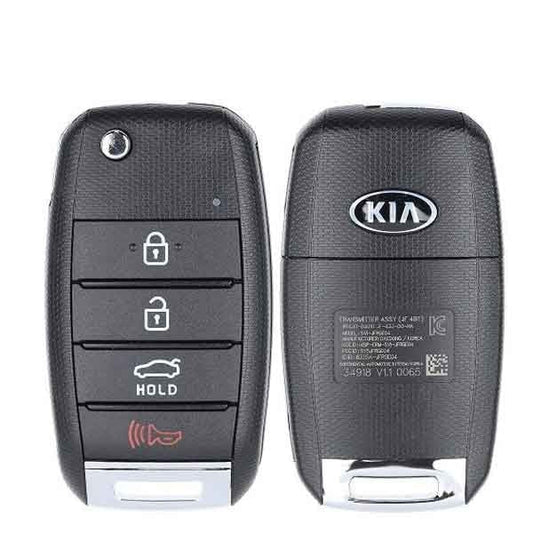 2016-2020 Kia Optima 4-Button Flip Key { PN: 95430-D4010 } SY5JFRGE04