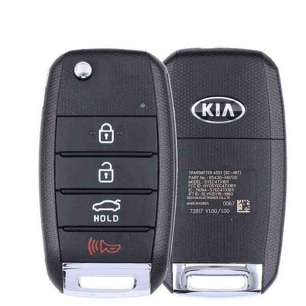 2018-2021 Kia Rio 4-Button Flip Key {PN: 95430-H9700} NYOSYEC4TX1611 (SC 4BT)