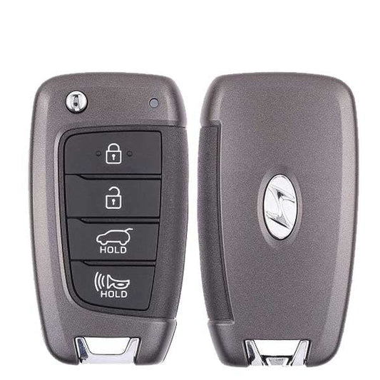 2018-2021 Hyundai Kona 4-Button Flip Key {PN: 95430 J9500} OSLOKA-450T (OS)
