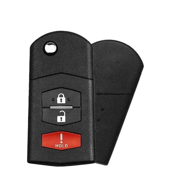 2006-2015 Mazda / 3-Button Flip Key {PN: CC43-67-5RYC} BGBX1T478SKE125-01