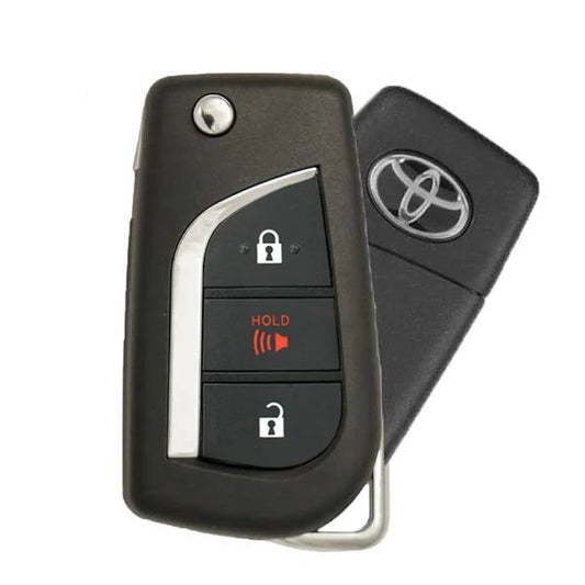 2017-2018 Toyota Corolla 3-Button Remote Flip Key PN: {89070-12C20} HYQ12BFA
