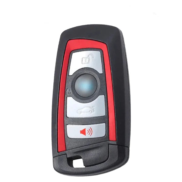 2013-2018 BMW 3 5 7 Series / 4-Button Smart Key {PN: 9312533-03 }YGOHUF5767 (Red Trim)