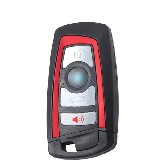2013-2018 BMW 3 5 7 Series / 4-Button Smart Key {PN: 9312533-03 }YGOHUF5767 (Red Trim)