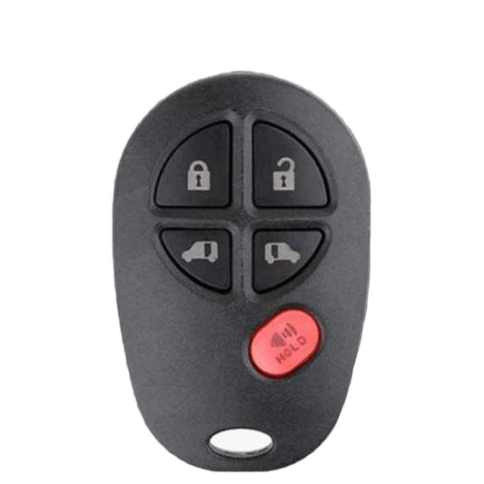 2004-2020 Toyota Sienna 5-Button Keyless Entry Remote PN: {89742-AE030}